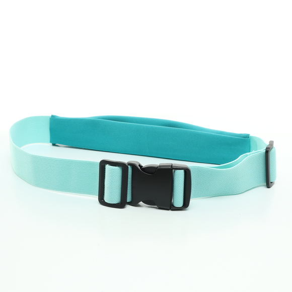 FITKICKS FitZip Stretchy Belt Bag  Mini Bag 10x4x1.5 Blue/Green Turquoise - Picture 4 of 8